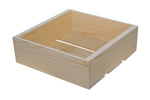 Wooden Flat Box 12x12x4″ (Bulk)