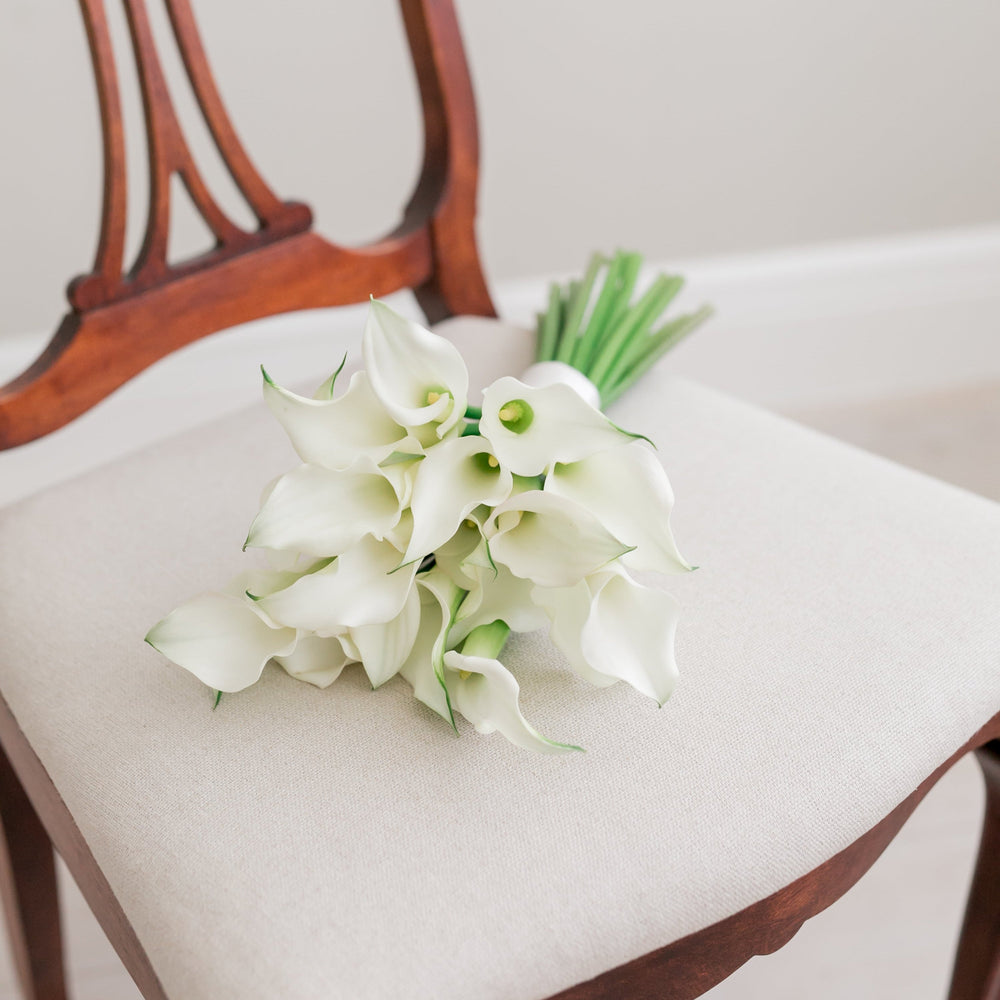 white calla lily bridal bouquet Calla Lilly Wedding Bouquet Winter Garden Florist – Farm Nine