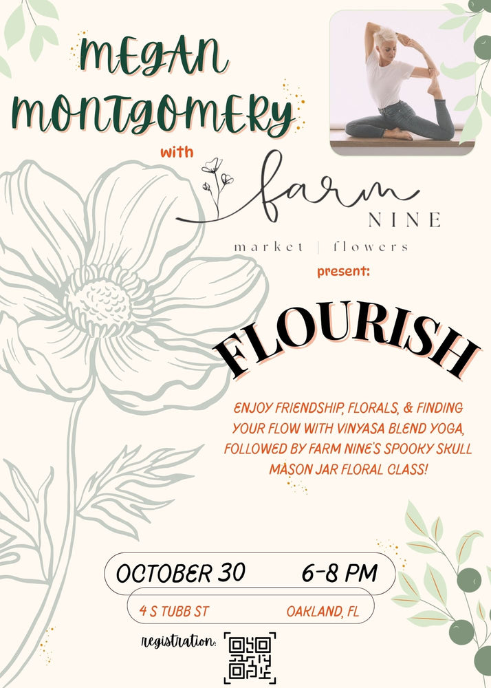 Flourish - Yoga & Floral Workshop, October 30th
