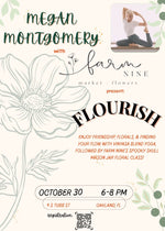 Flourish - Yoga & Floral Workshop, October 30th