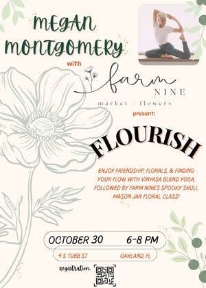 Flourish - Yoga & Floral Workshop, October 30th