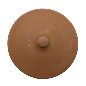 SALE - Ezekiel Natural Terracotta Serving Pot with Lid